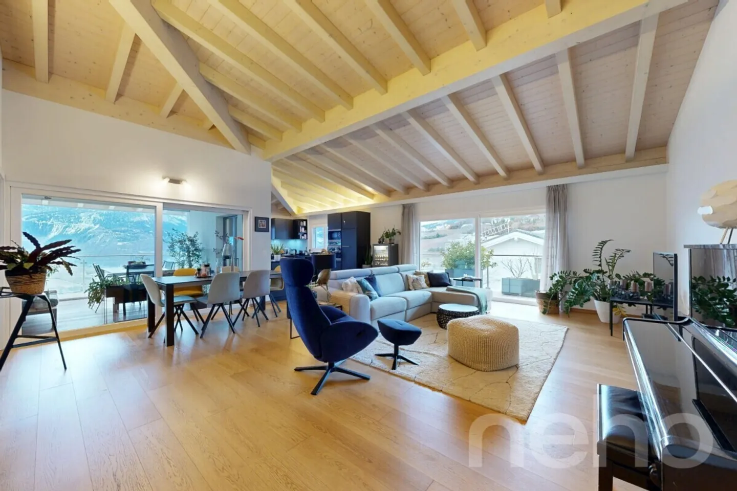 «Superbe maison de 7 pièces avec logement 4½ séparé  Miège» - Photo 4 sur 12