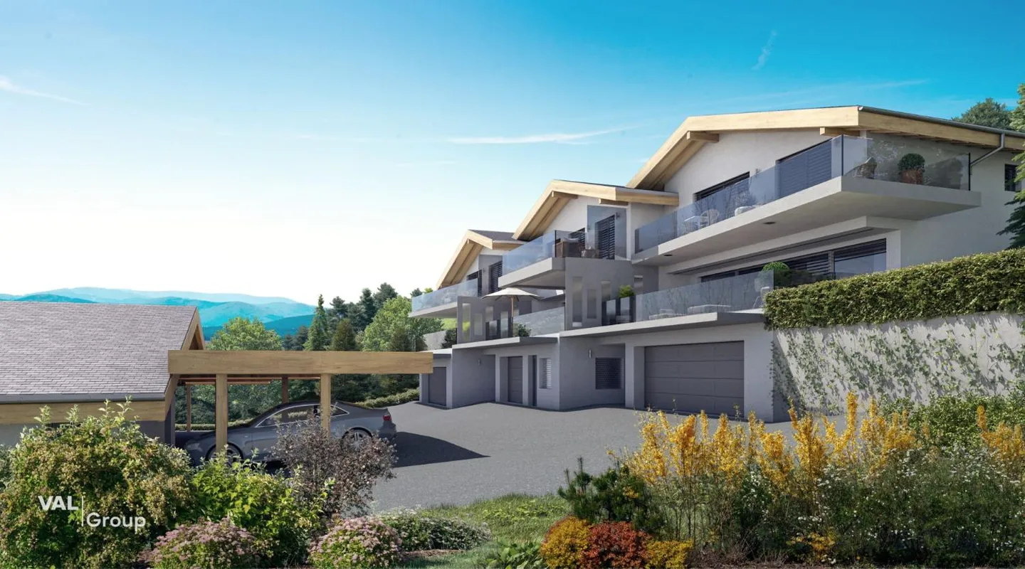 Zeitgenössische Villa mit Panoramablick auf die Rhône-Ebene - Foto 11 von 13