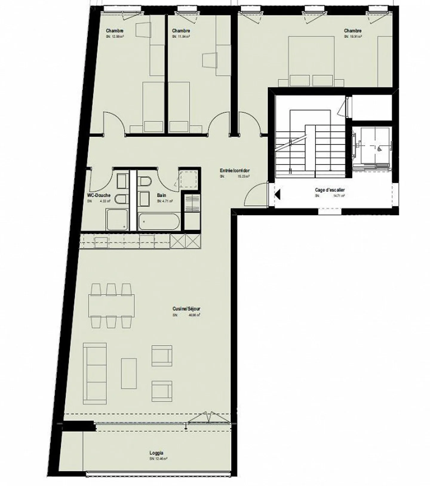 Magnifique appartement de 116 m2 - Photo 12 sur 12