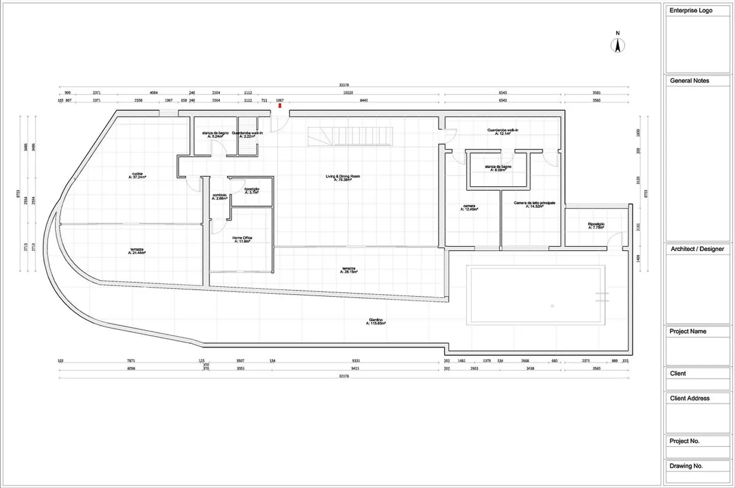LUXURIÖSES 8,5-ZIMMER-APARTMENT MIT SEEBLICK IN VIGANELLO - Foto 11 von 11