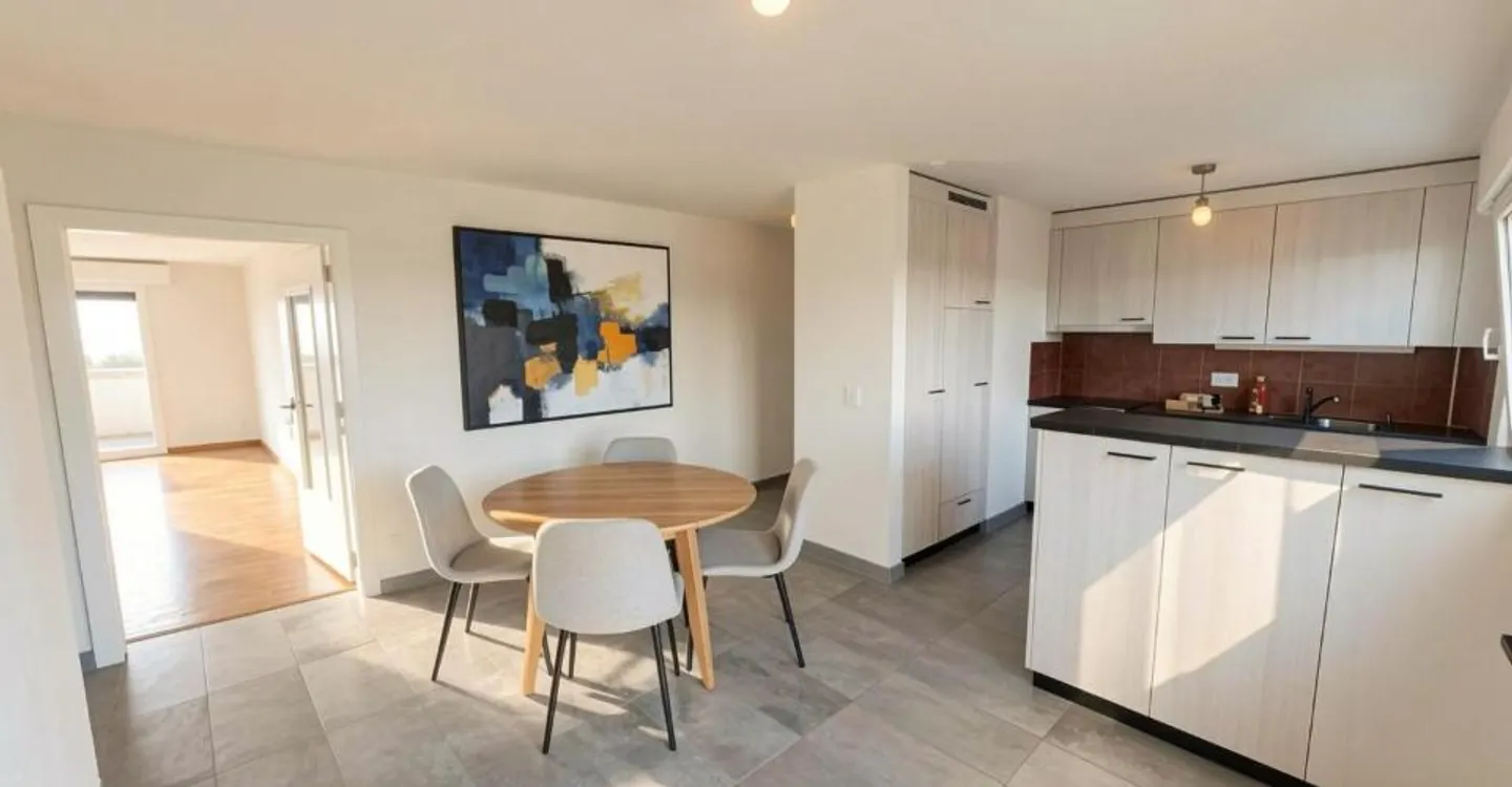 Superbe appartement traversant de 4,5 pièces -  Avec grand balcon à Farvagny-le-Grand - Foto 2 di 4