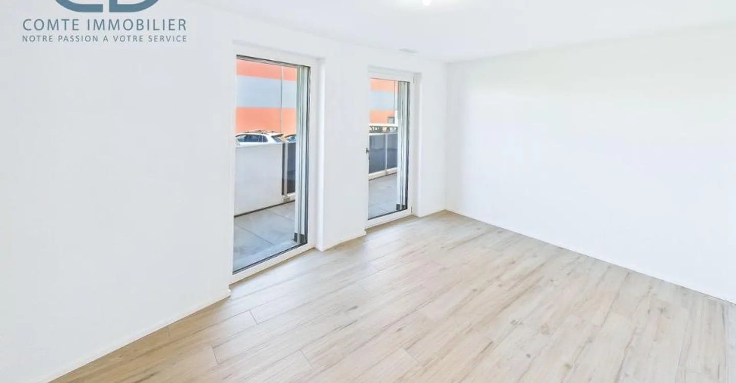 Neues 3,5-Zimmer-Apartment mit großer Terrasse - Hohe Energieeffizienz - Foto 3 von 12