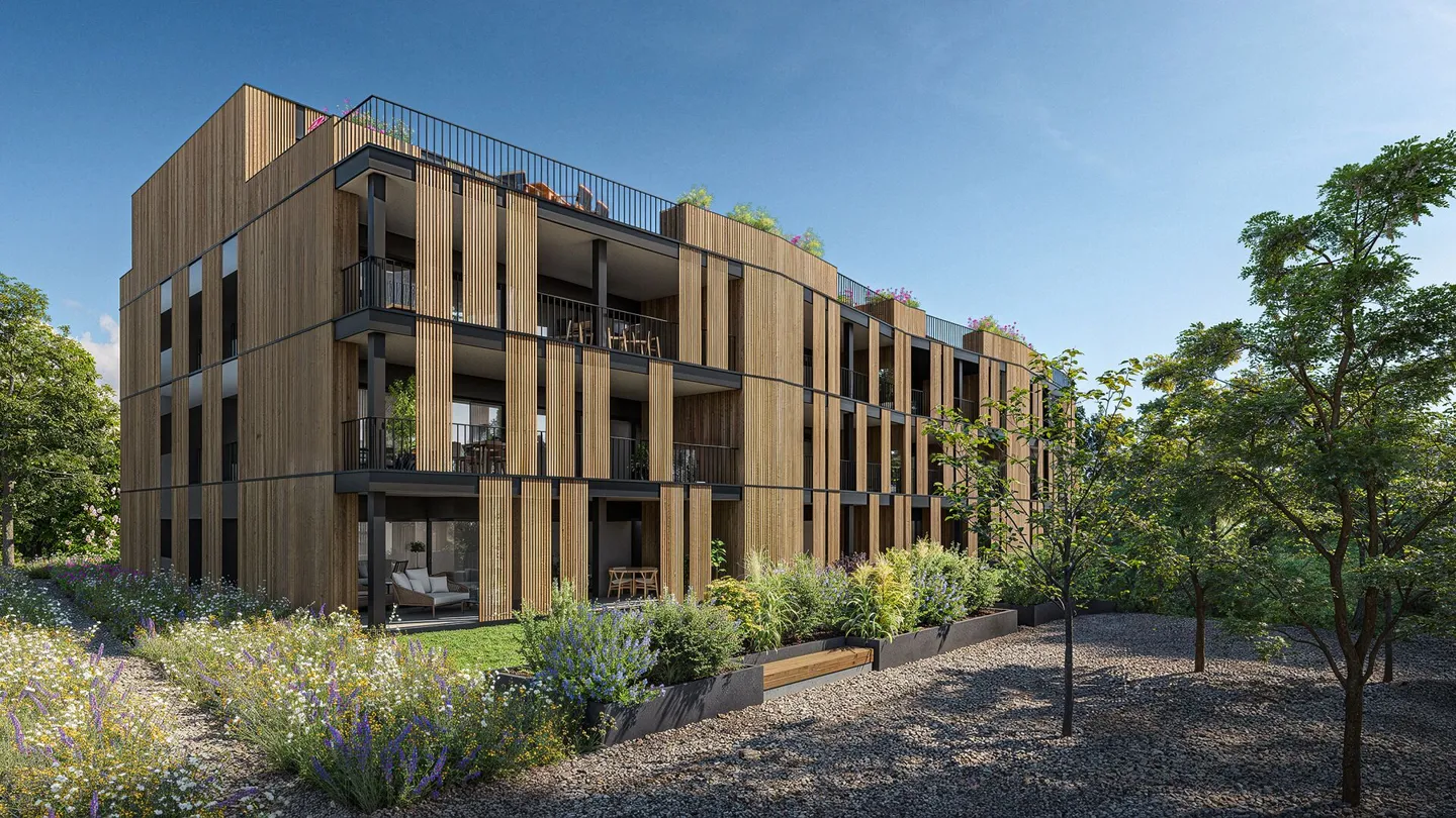 Appartamenti giardino unici di nuova costruzione di 3,5 stanze con elevati standard di qualità e costruzione e una parte di giardino privata - Foto 1 di 8