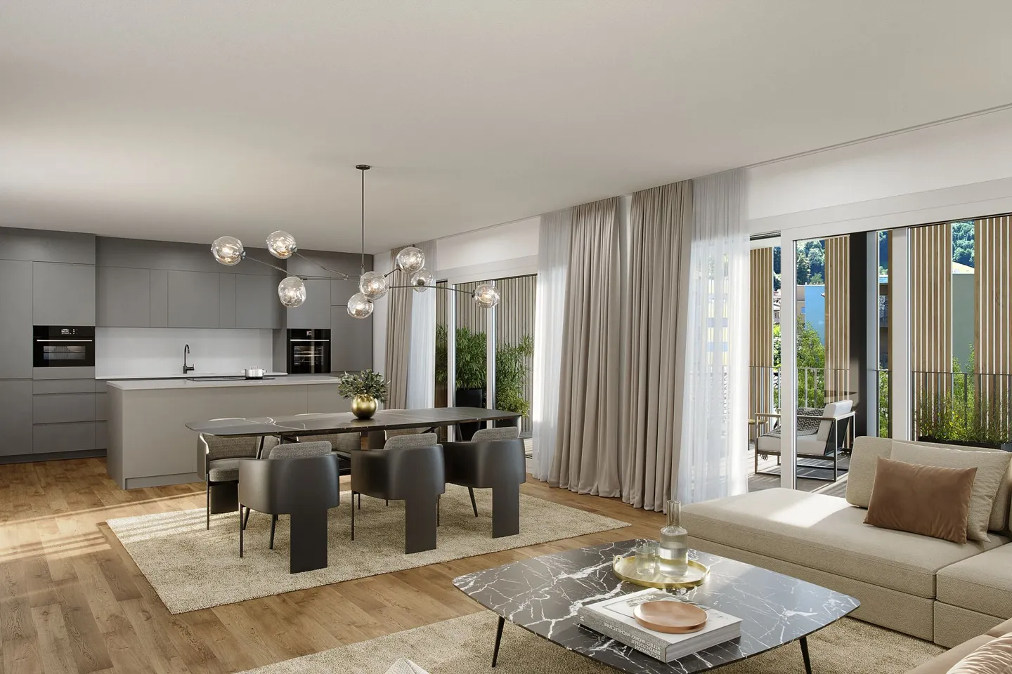 Appartamenti giardino nuovi di 4,5 stanze con elevati standard di qualità e costruzione e area giardino privata - Foto 2 di 8