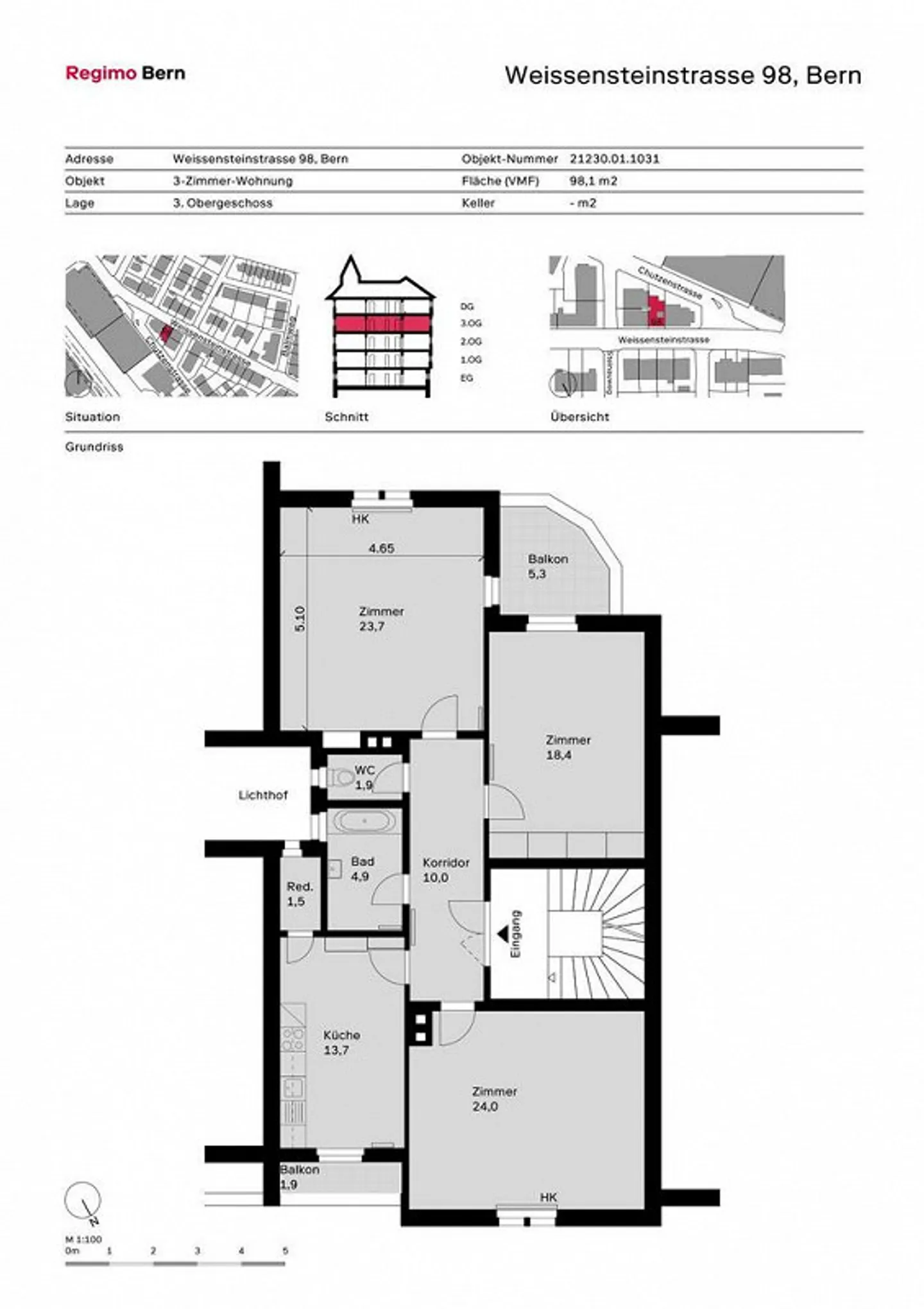 A home in a quiet, green location - in the heart of Bern - Photo 5 of 5