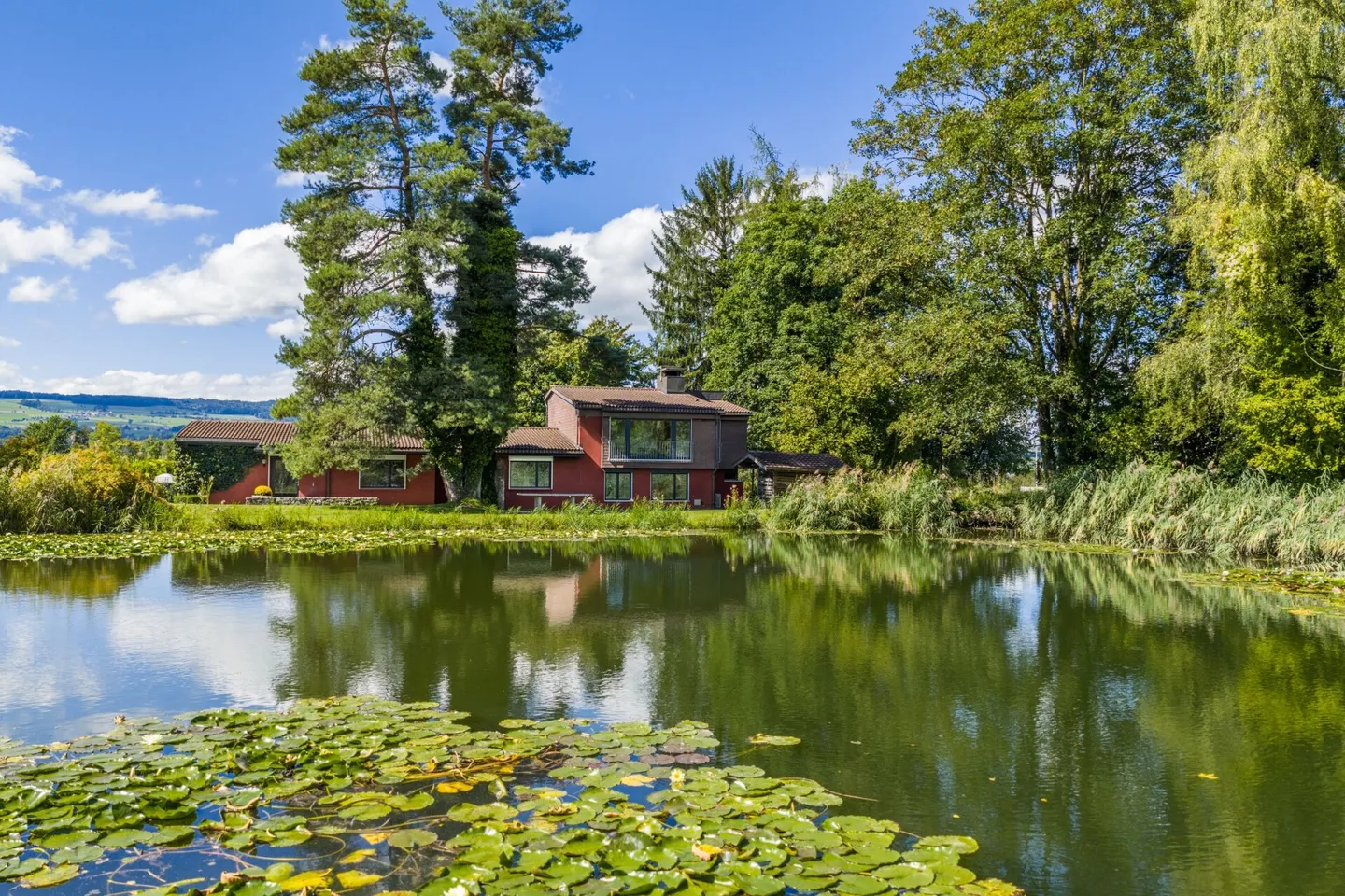 Between Zug and Zurich: Villa for free spirits and life artists on 10,000 m² - Photo 1 of 19