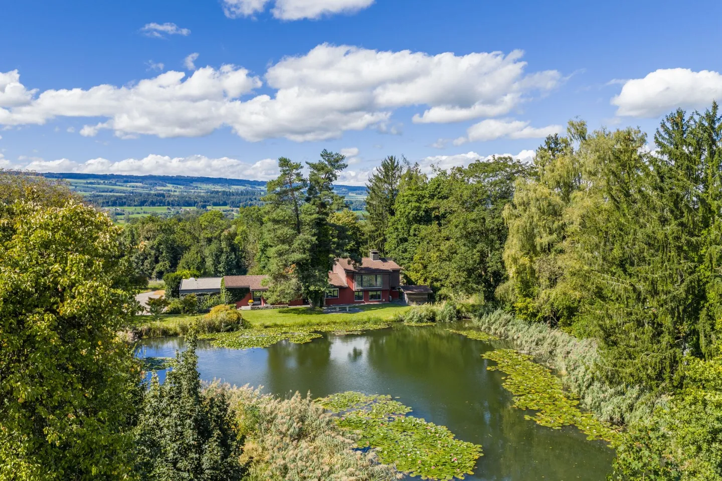 Between Zug and Zurich: Villa for free spirits and life artists on 10,000 m² - Photo 4 of 19