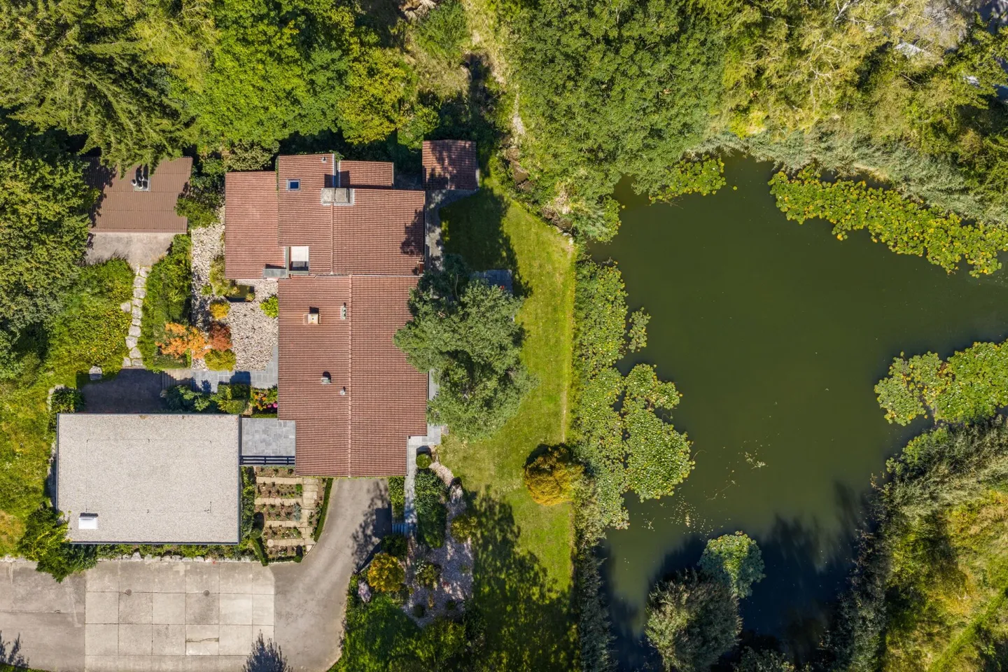 Between Zug and Zurich: Villa for free spirits and life artists on 10,000 m² - Photo 8 of 19
