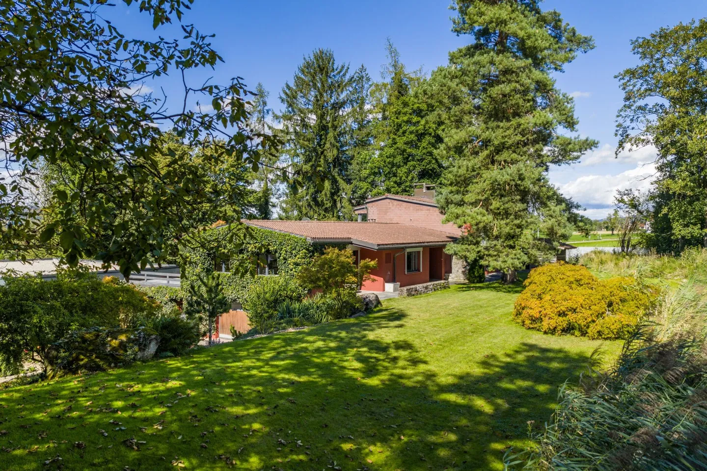 Between Zug and Zurich: Villa for free spirits and life artists on 10,000 m² - Photo 11 of 19