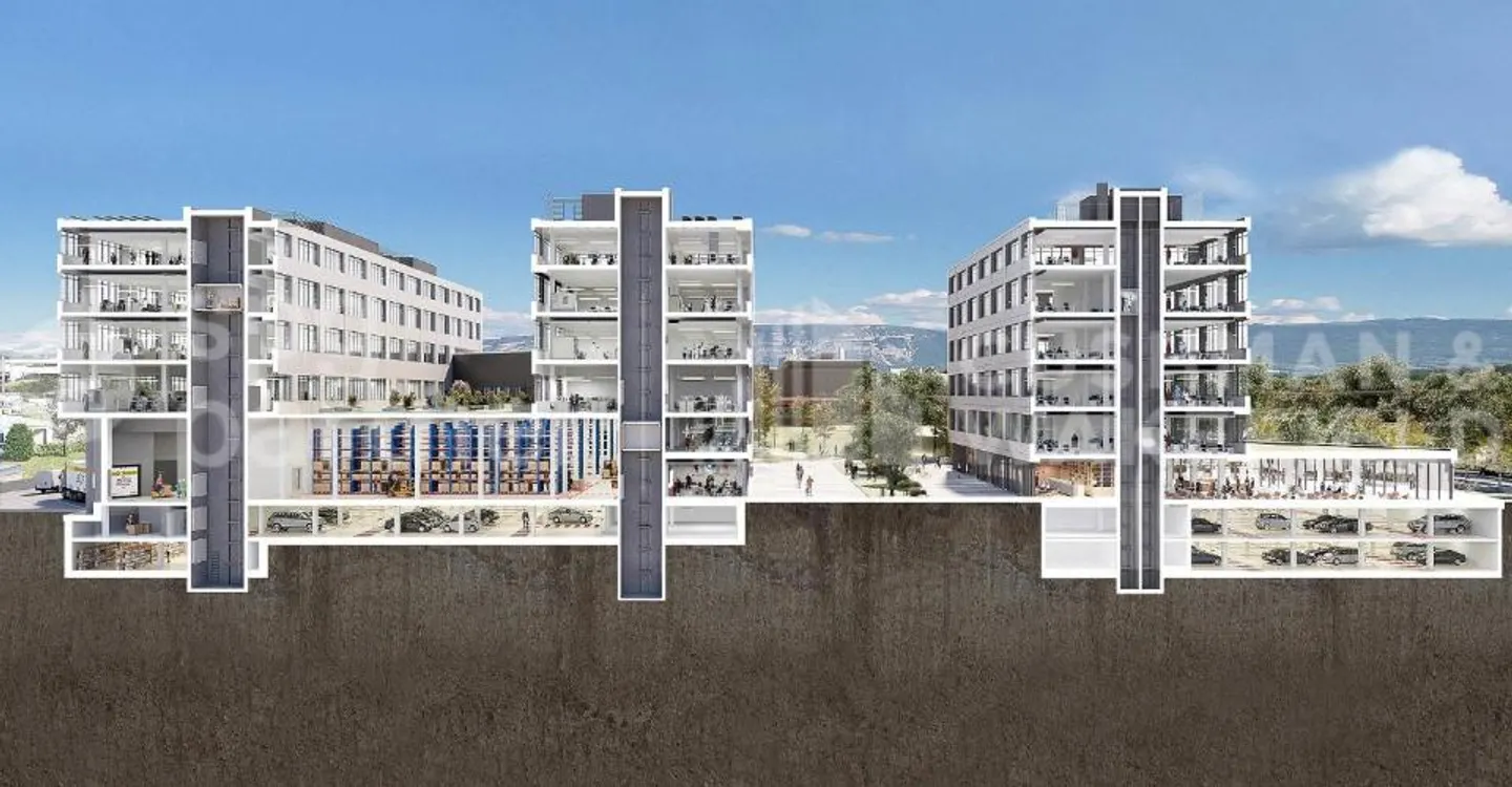 Rubix - Modulare Handwerksräume, Büros und Logistik - ab 500 m² in Meyrin Satigny - Foto 10 von 12