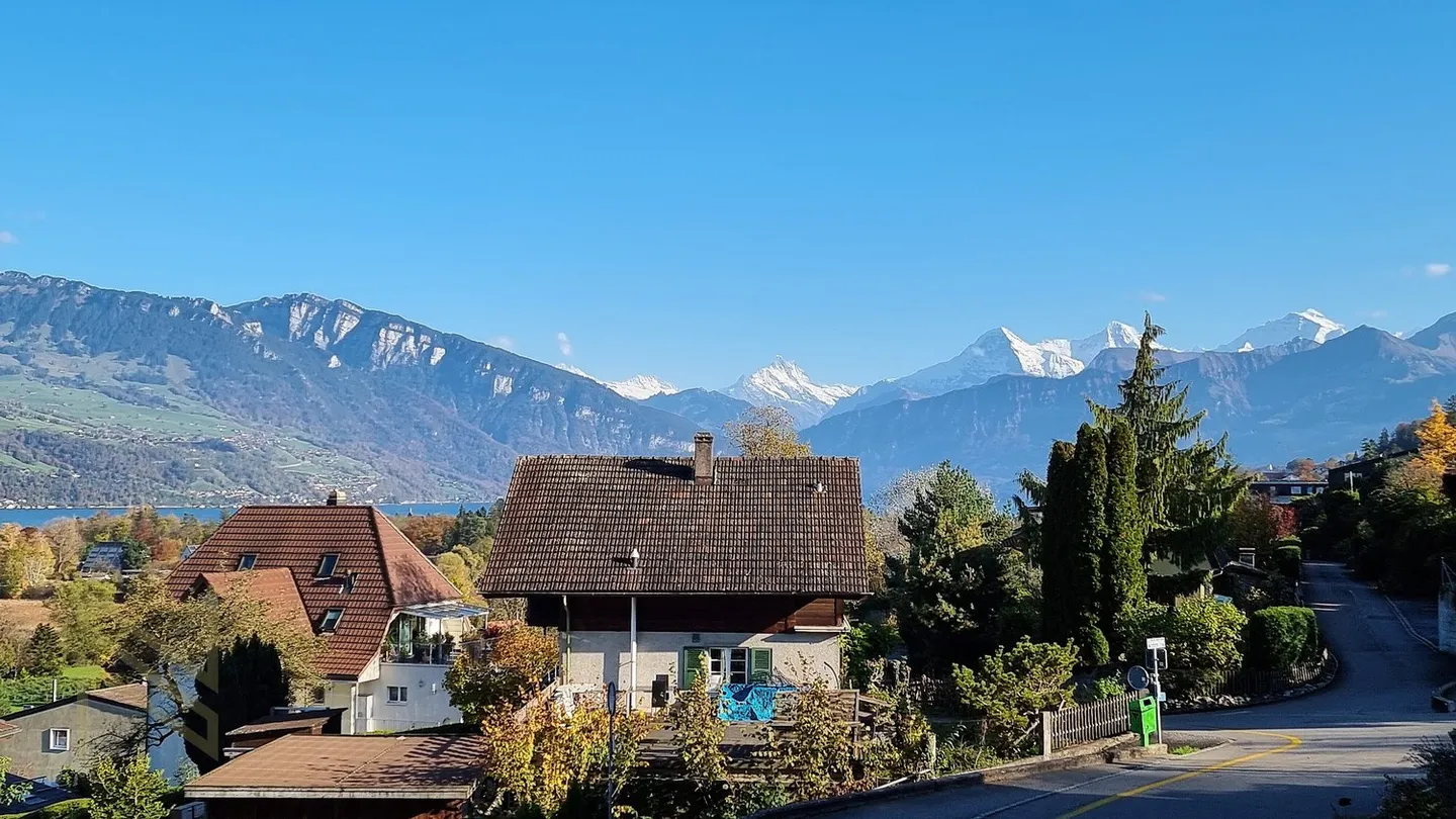 Votre place au premier rang au bord du lac de Thoune : Une vue qui enchante ! - Photo 2 sur 13