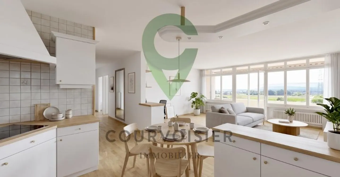 Appartement lumineux avec vue - Photo 1 sur 12