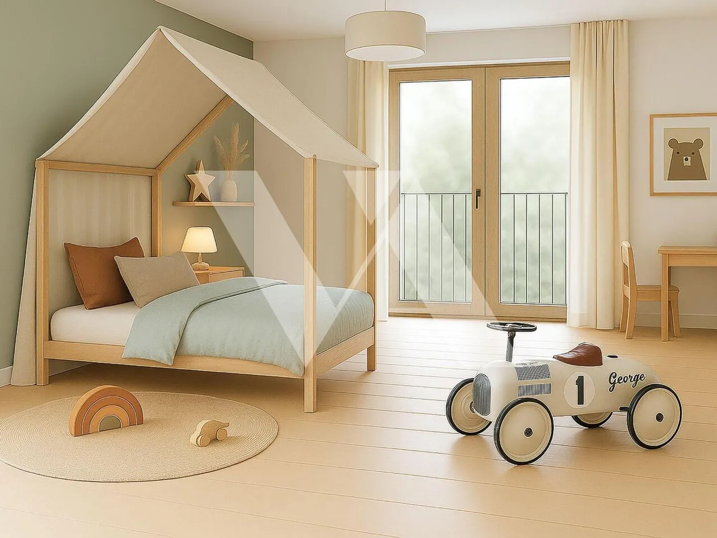 Zu verkaufen im Bau - 3,5-Zimmer-Wohnung mit Balkon - Foto 4 von 5