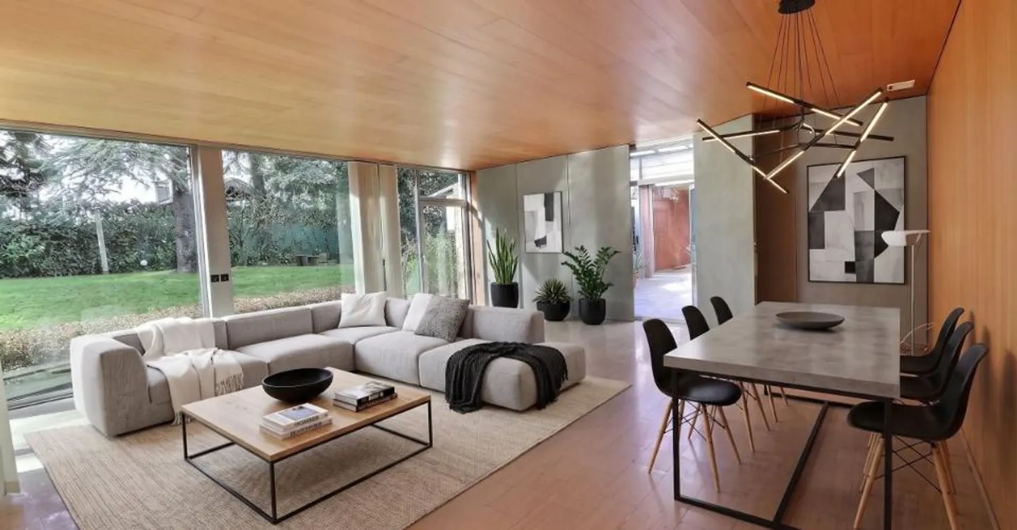 ARCHITECT'S VILLA COMPOSED OF 3 APARTMENTS WITH A POOL AND A VERY BEAUTIFUL VIEW OF THE LAKE - Photo 3 of 12