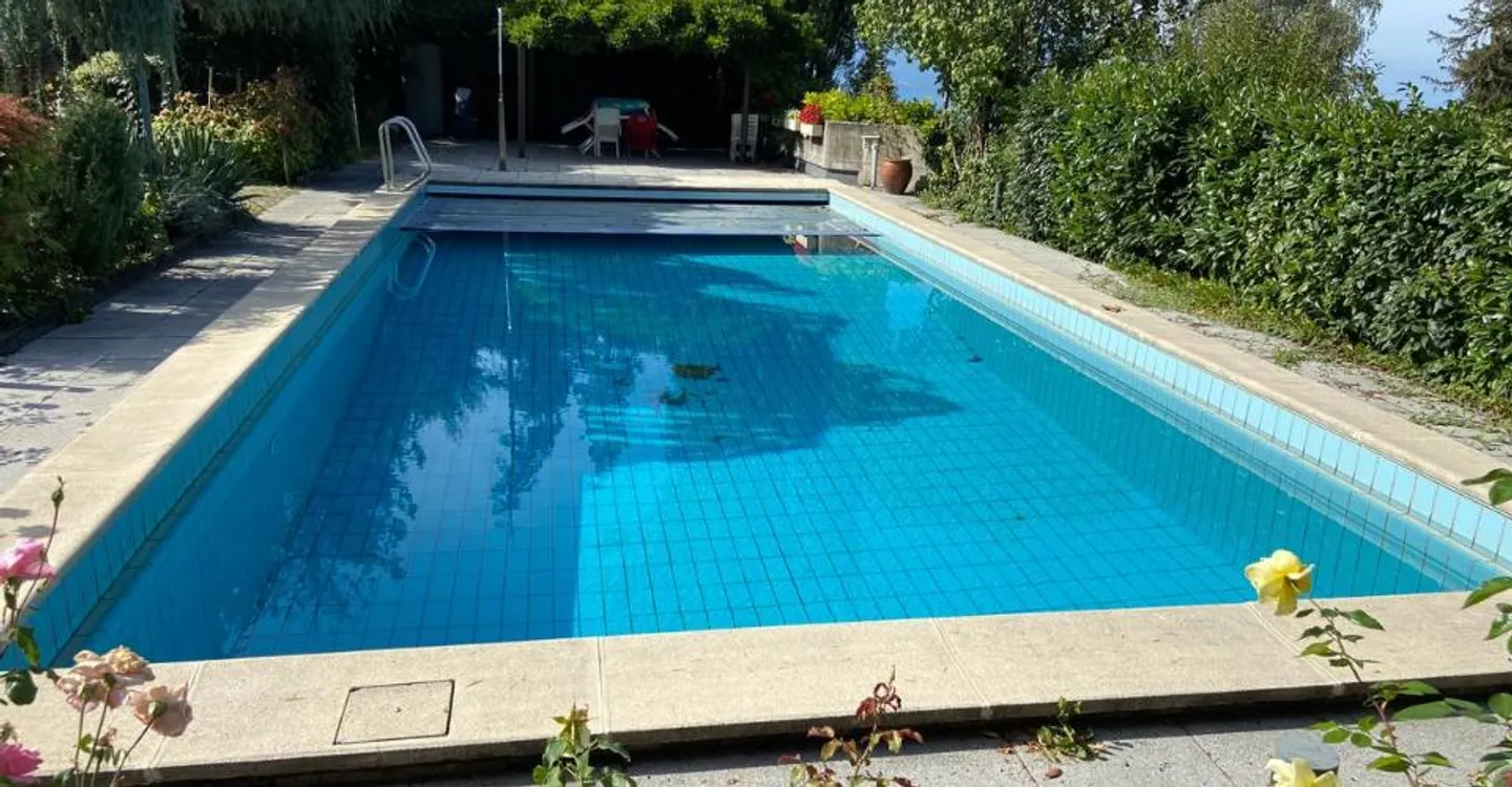 ARCHITECT'S VILLA COMPOSED OF 3 APARTMENTS WITH A POOL AND A VERY BEAUTIFUL VIEW OF THE LAKE - Photo 6 of 12