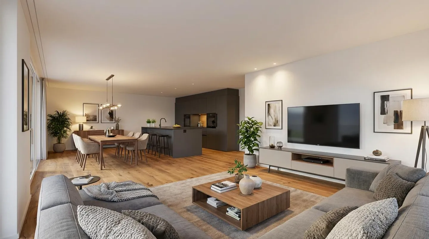 Appartement moderne de 4,5 pièces - Photo 3 sur 3