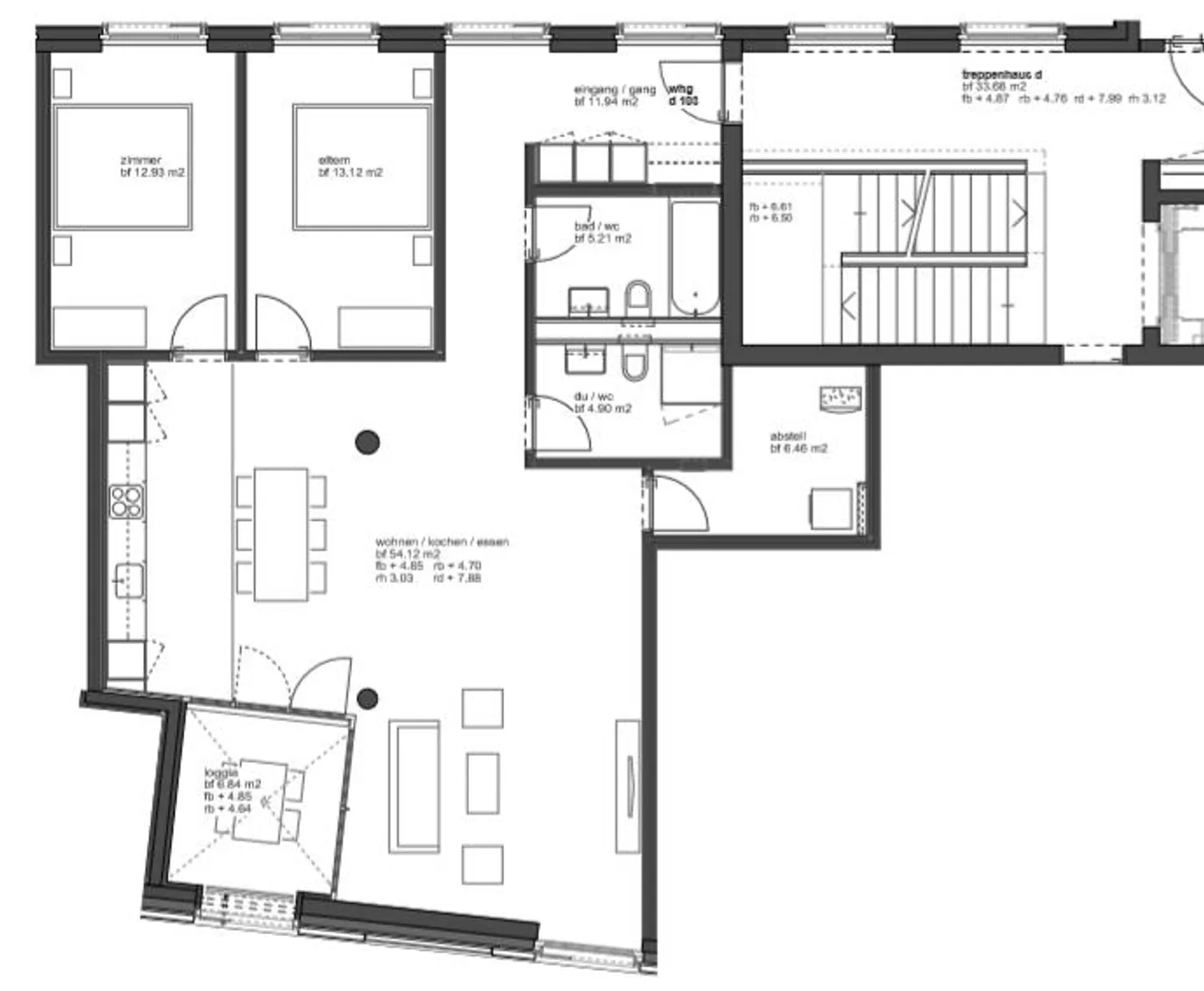 Appartement moderne 3.5 pièces - Photo 8 sur 8