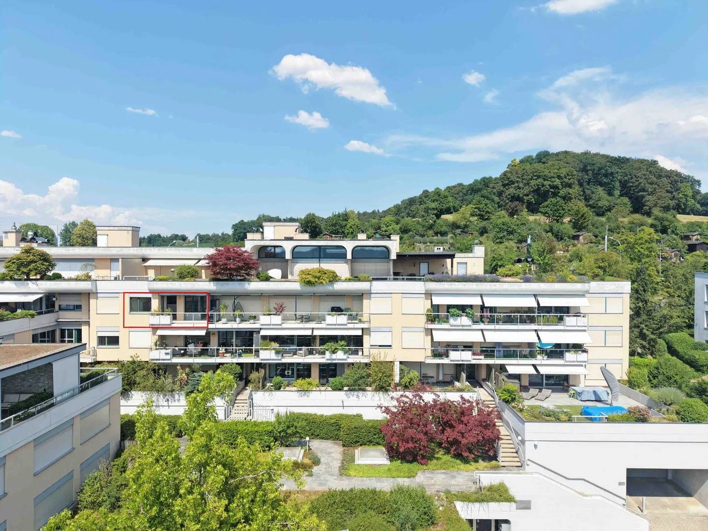 Stilvolles Apartment mit Skylineblick - Foto 2 von 14