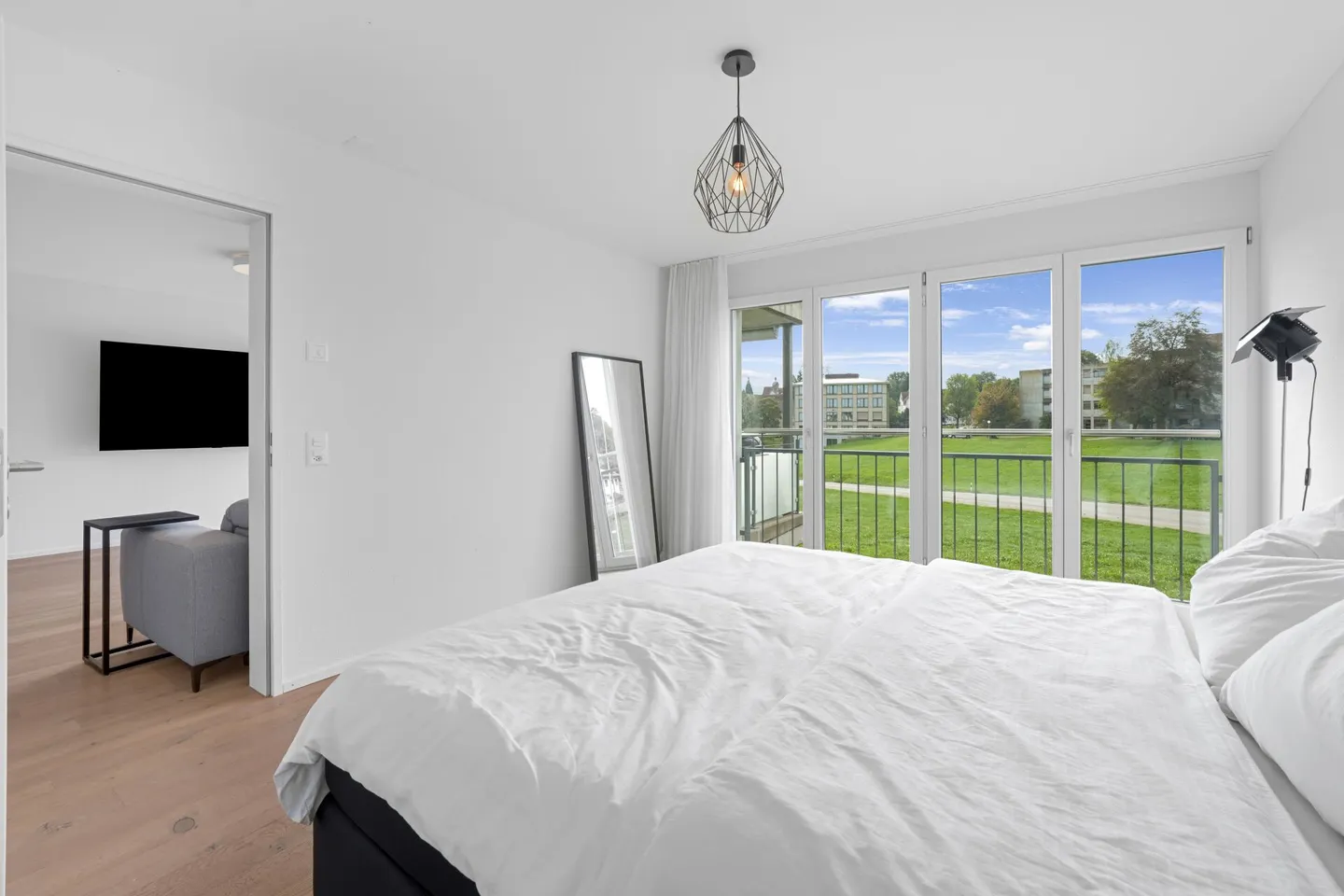 Vivre généreusement avec vue sur le Säntis - appartement moderne de 4,5 pièces à Herisau - Photo 12 sur 26