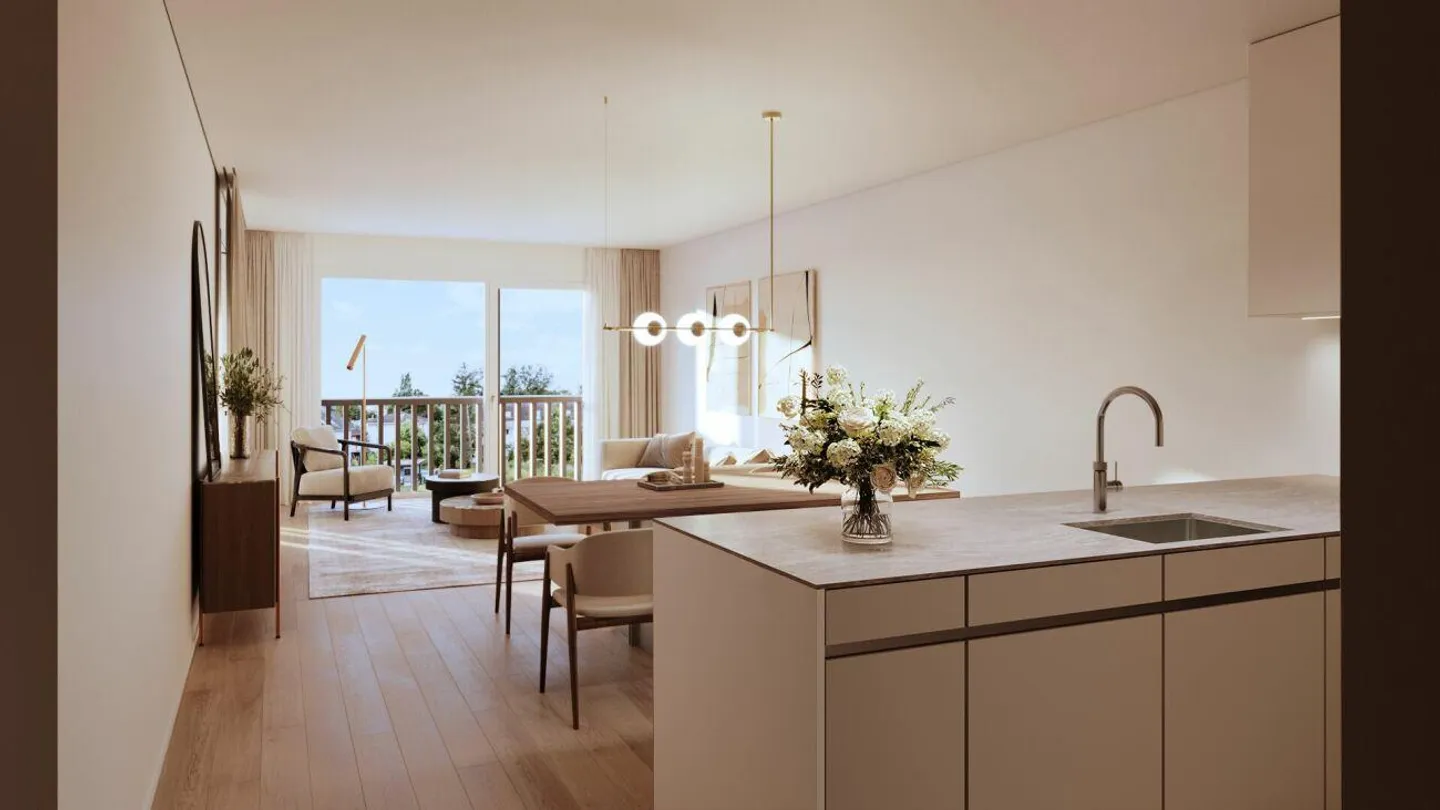 Vivere comodamente su 89 m² - con balcone e due bagni - Foto 4 di 8