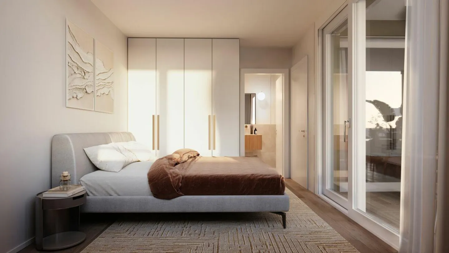 Vivere comodamente su 89 m² - con balcone e due bagni - Foto 6 di 8