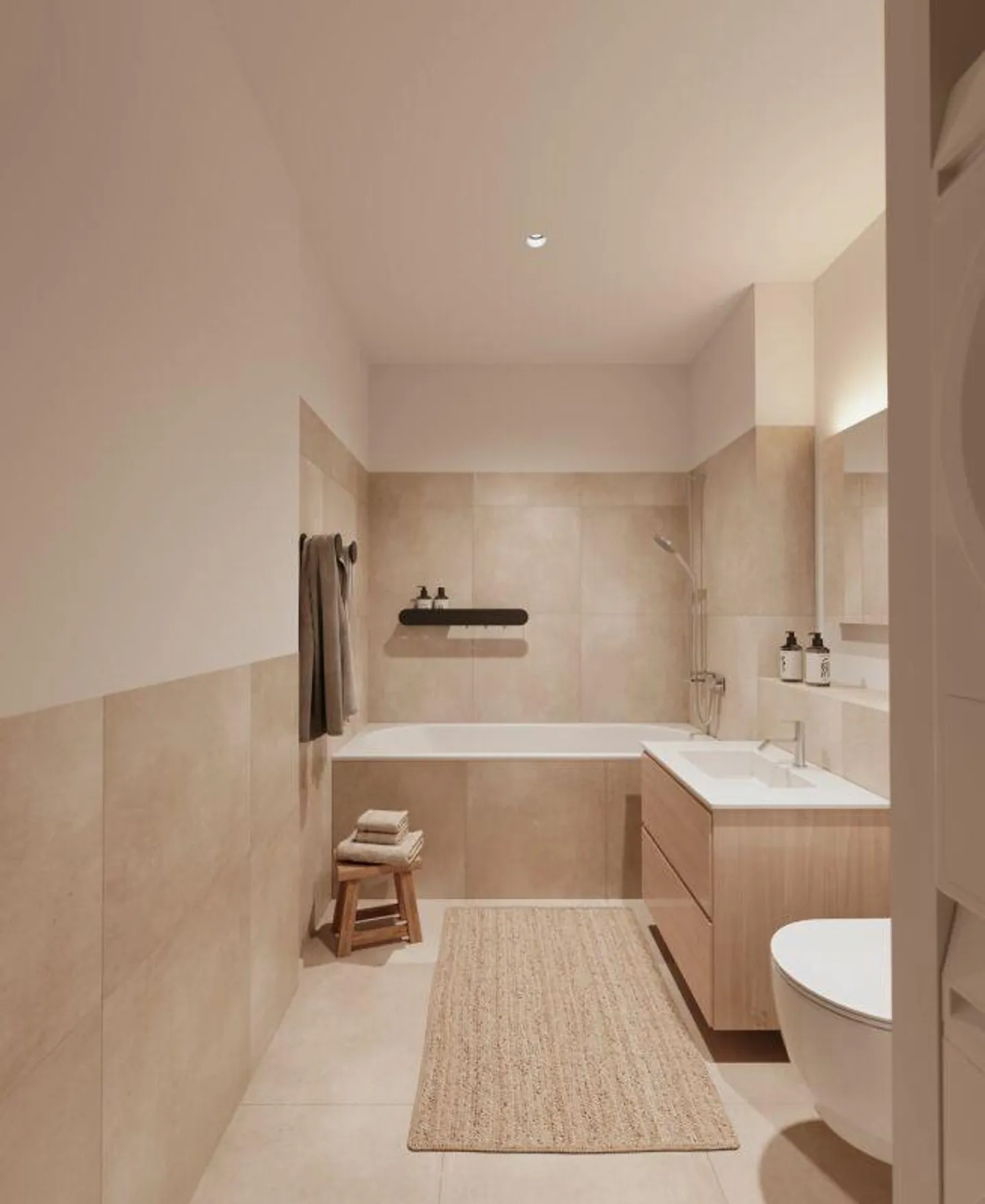 Vivere comodamente su 89 m² - con balcone e due bagni - Foto 7 di 8