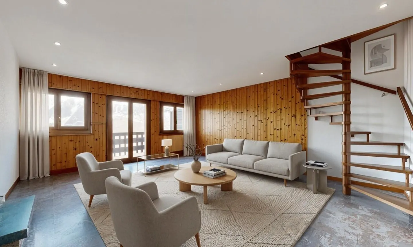 Duplex plus ein unabhängiges Schlafzimmer mit Panoramablick - Foto 2 von 11