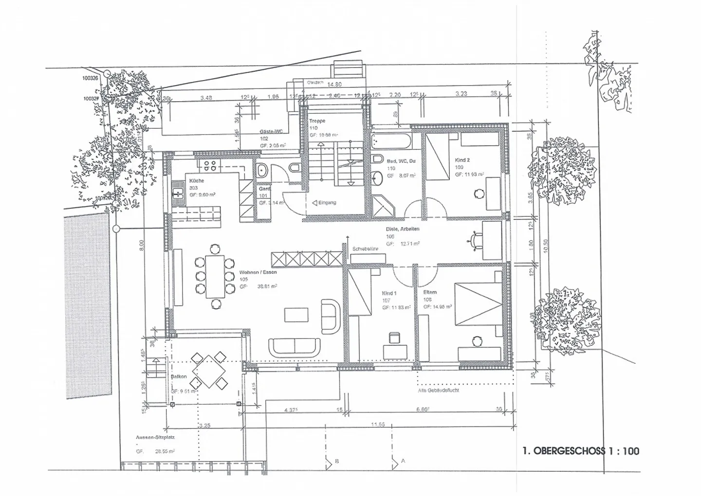 luminoso / amichevole appartamento di 4 1/2 stanze - Foto 3 di 9