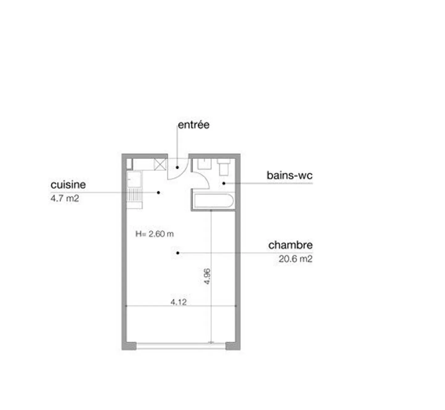 Bel appartement meublé près de l'aéroport - Photo 8 sur 8