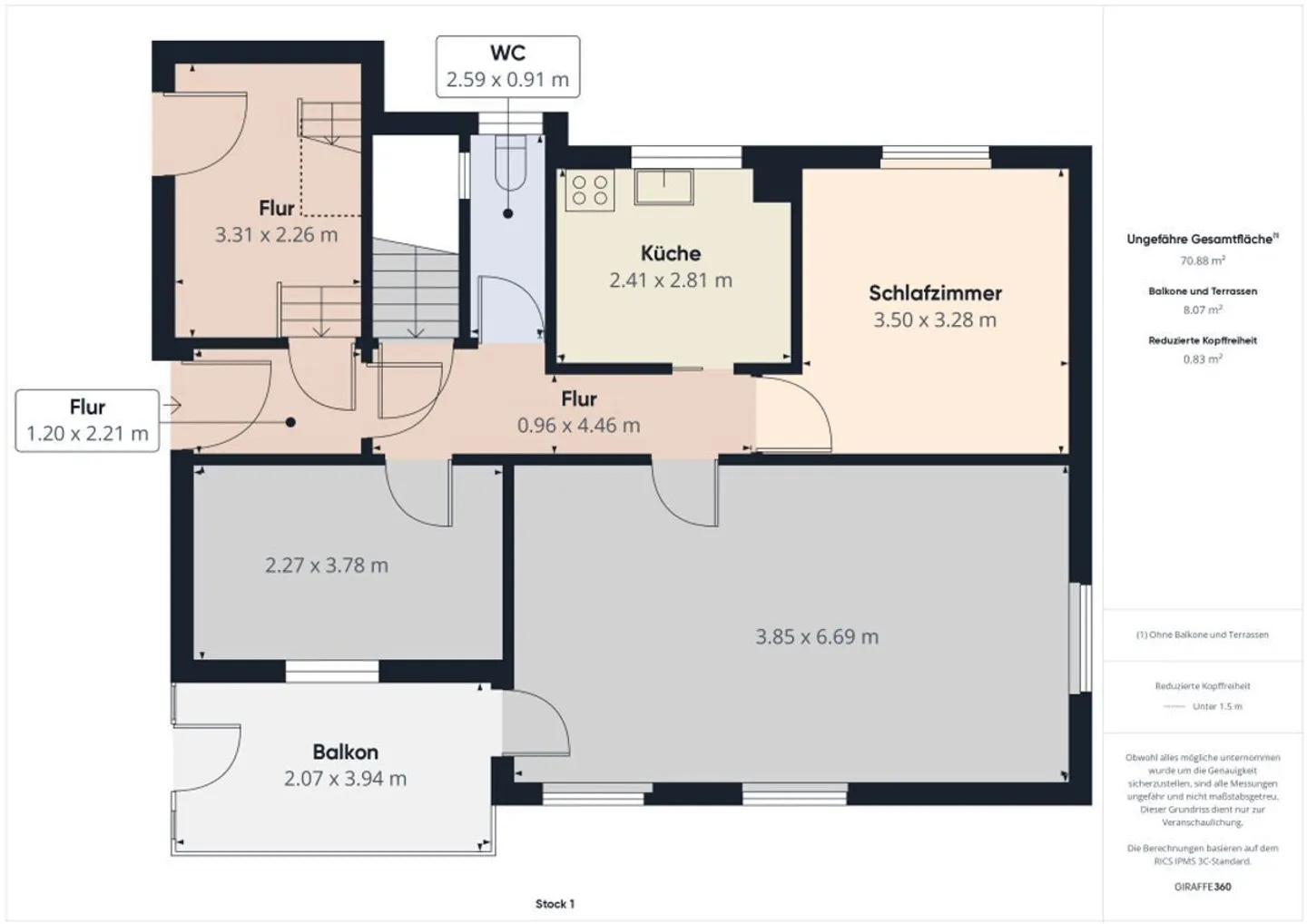 Very beautiful house with balcony, garden, panoramic view and potential for expansion - Photo 9 of 12