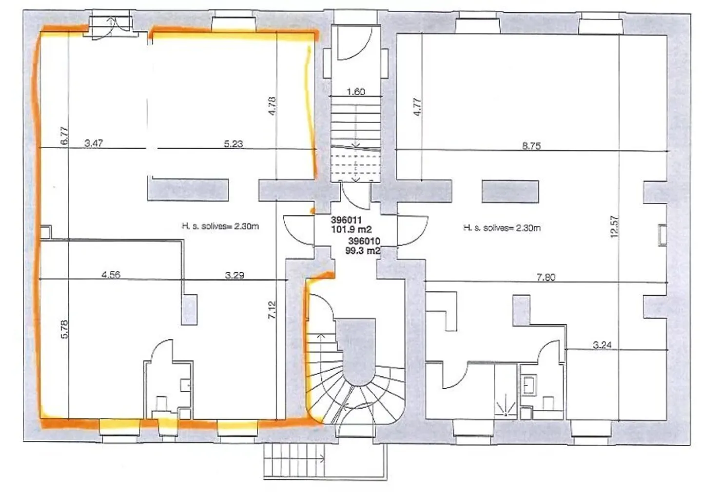 103 m² Verwaltungsfläche im Untergeschoss - Foto 8 von 8