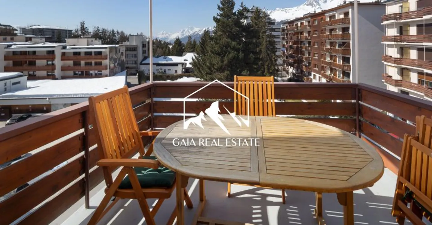3.5 stanze nel cuore di Crans Montana con vista e garage - Foto 12 di 12