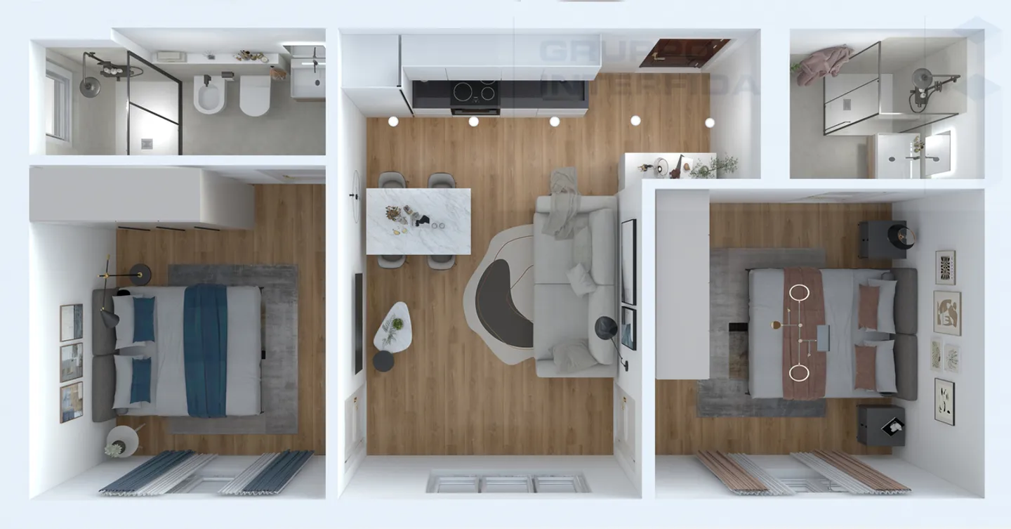 Appartamenti moderni con 3 camere - Foto 8 di 8