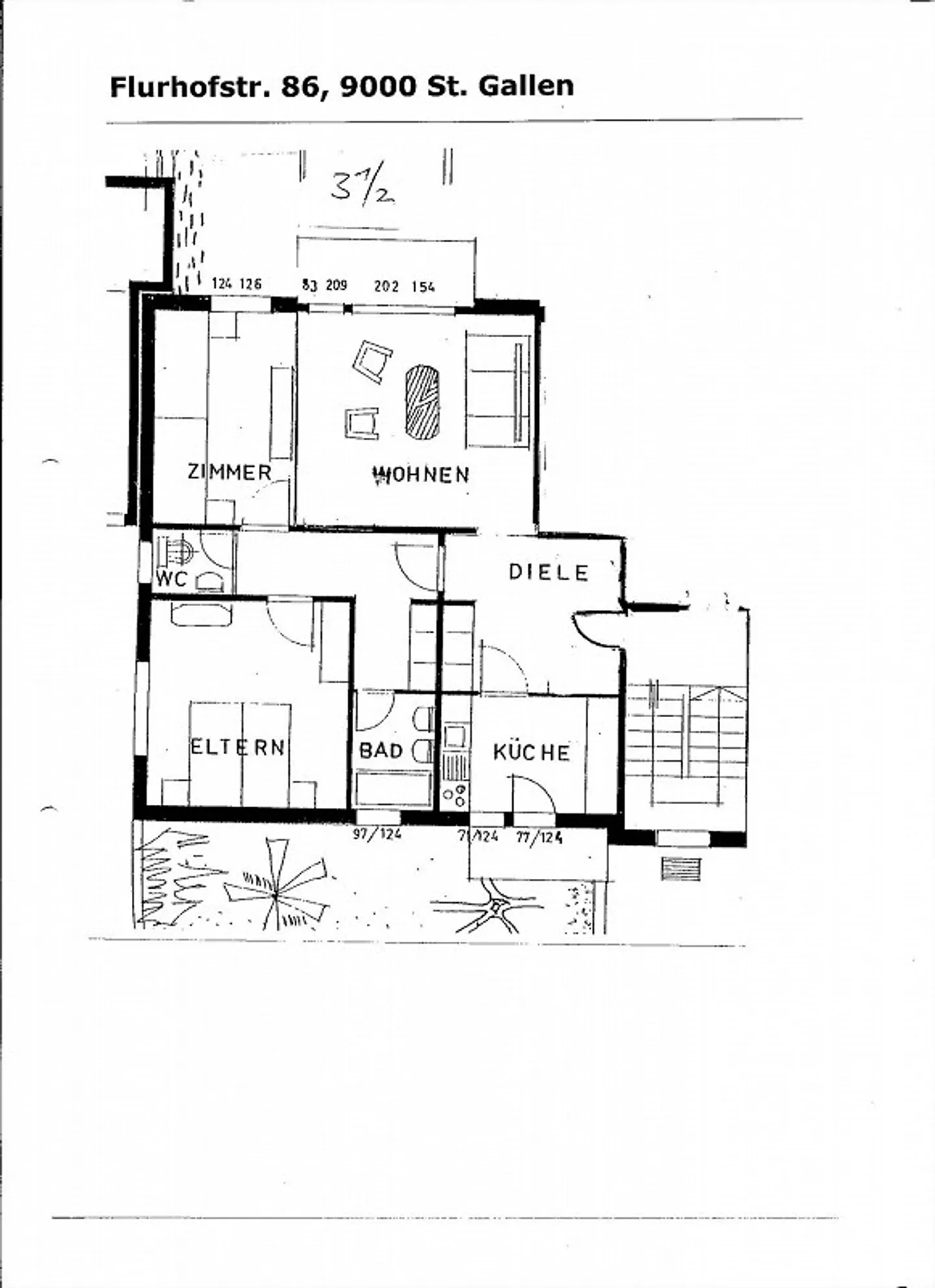 Appartement lumineux de 3,5 pièces près de l'hôpital pour enfants - Photo 10 sur 10