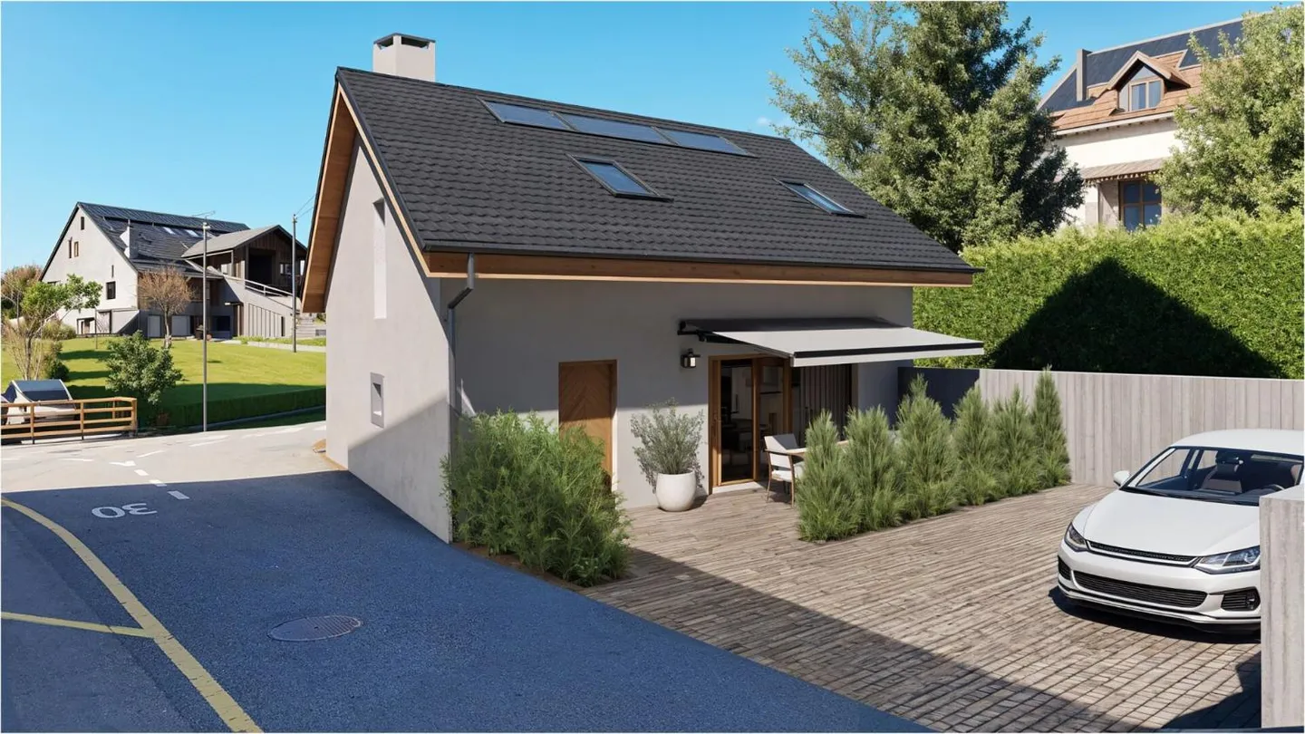 Casa unifamiliare con 4,5 stanze in vendita nel centro di Daillens - Foto 1 di 7
