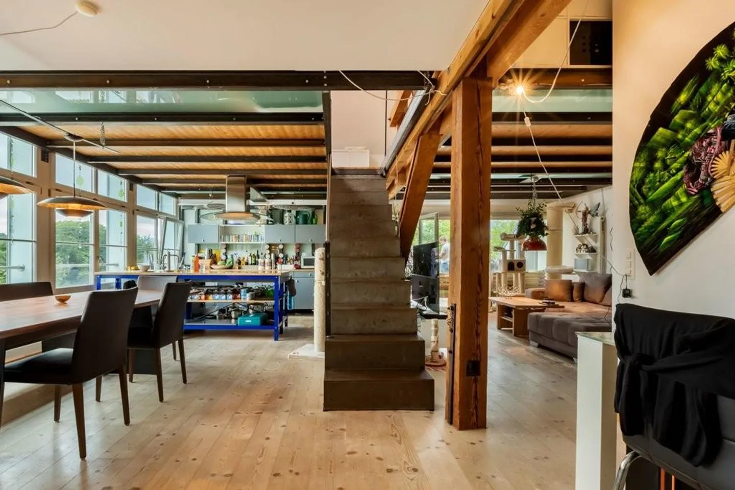 Quiet loft apartment with terrace to the forest - Photo 3 of 12