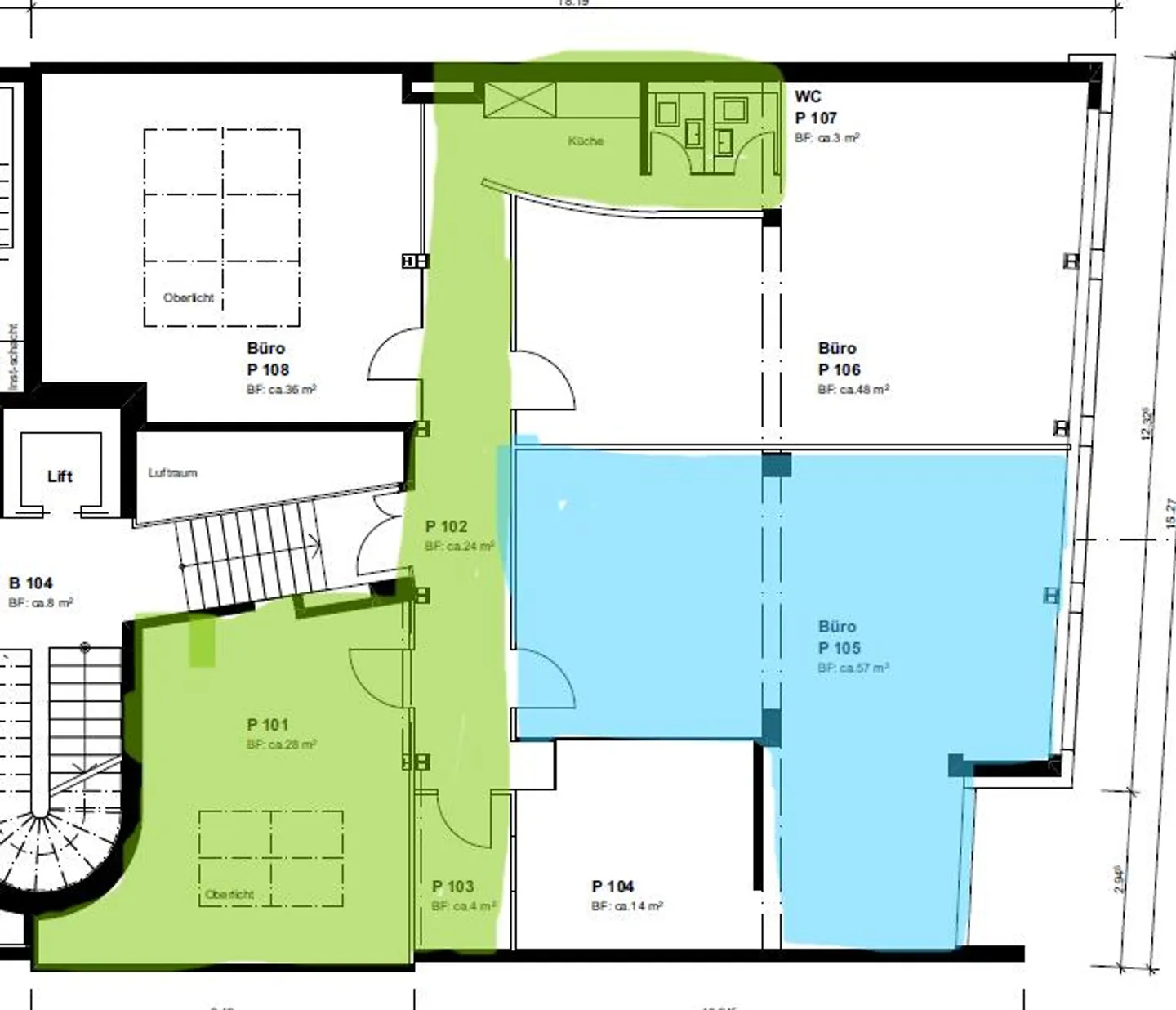 Bureau de 57m² - Photo 6 sur 6