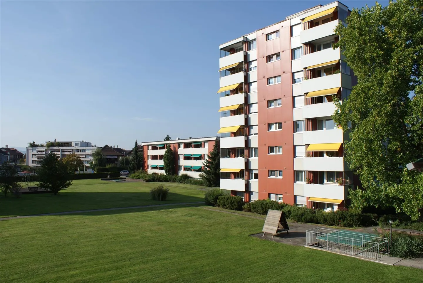 Schwäbis : belle appartement de 3 pièces avec balcon, 3ème étage, Mittelstrasse 8, Steff - Photo 2 sur 6