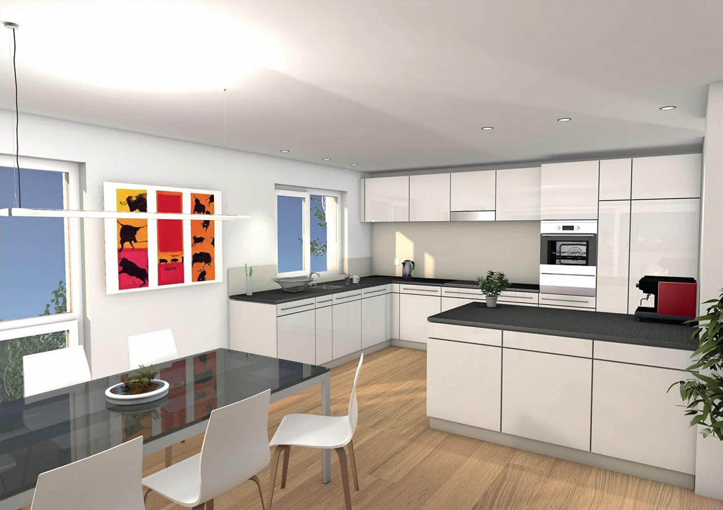 Moderno appartamento giardino di 4,5 locali in standard Minergie - Foto 1 di 5