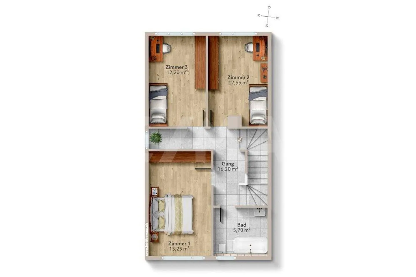 Charmantes Doppelhaus - Foto 12 von 13