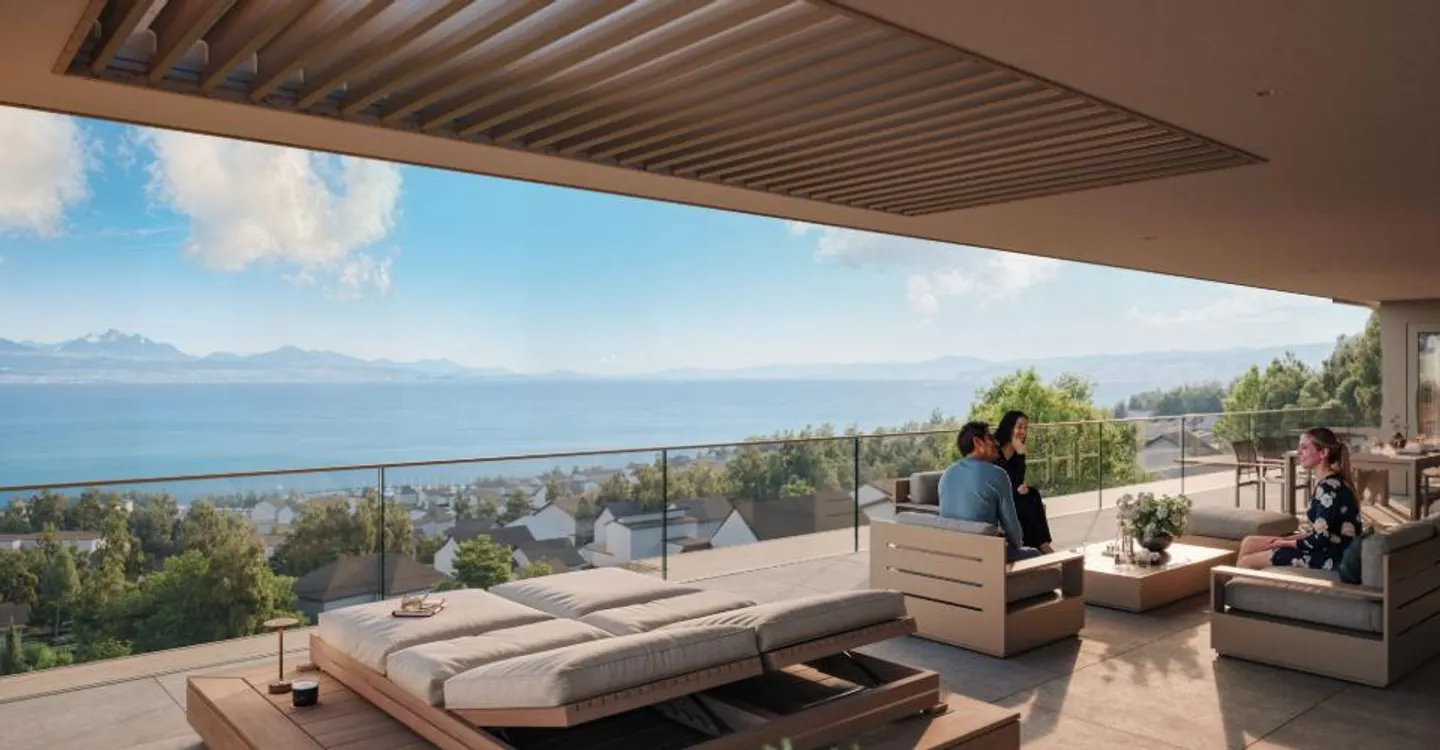 LUTRY – Außergewöhnliche Adresse: 4 Zimmer mit atemberaubendem Blick auf den Genfersee - Foto 6 von 13