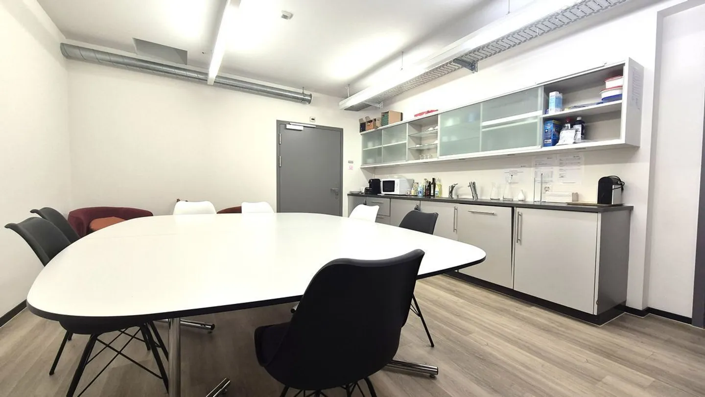 Bureau d'équipe meublé avec salle de bain privée et service de première classe au cœur de Bâle - Photo 10 sur 12