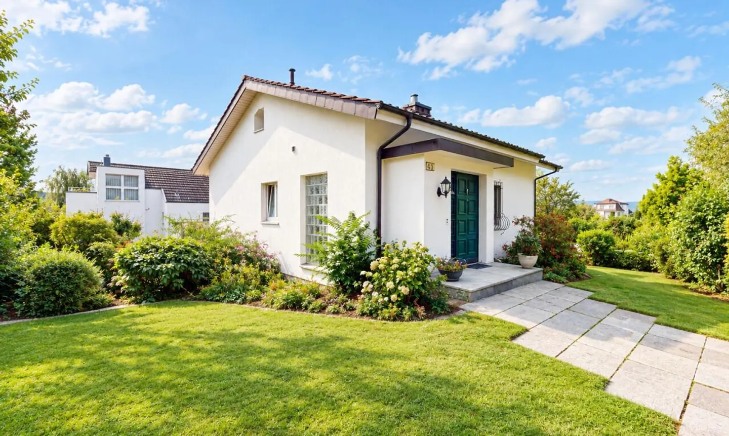 Maison individuelle de 5,5 pièces au style élégant dans un emplacement recherché - Photo 1 sur 11