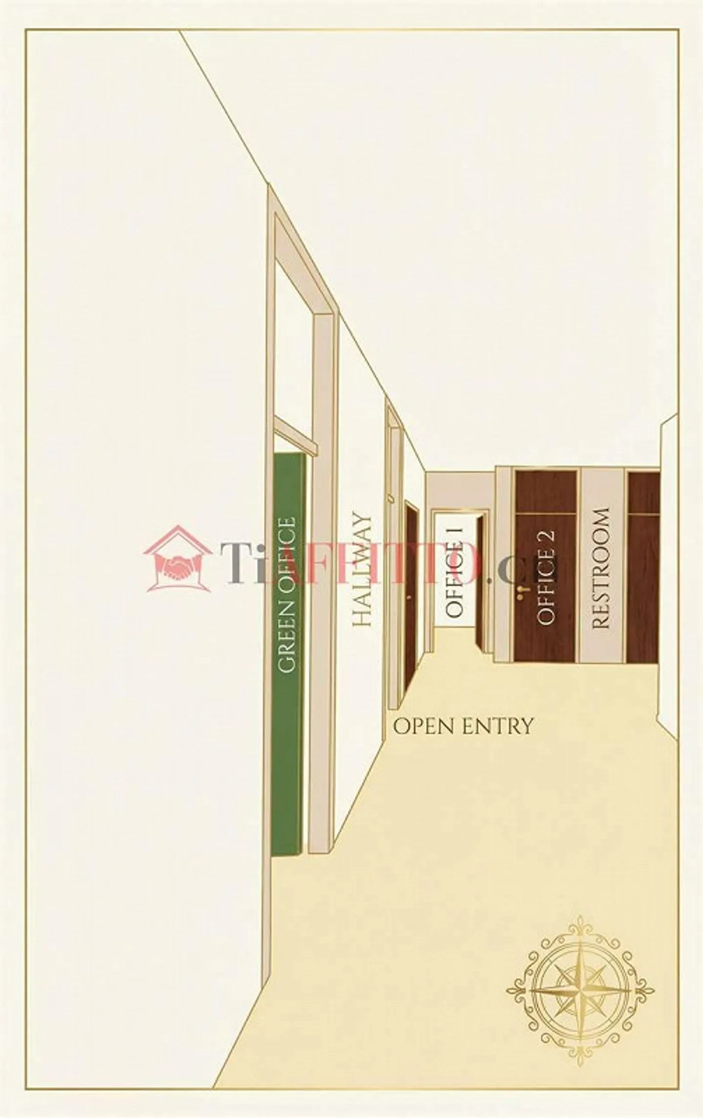 BUREAU DE PRESTIGE - 7 PIÈCES ENTIÈREMENT RÉNOVÉES - Photo 7 sur 13