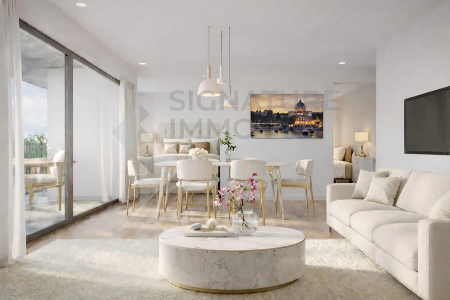 Appartement élégant 4,5 pièces - Photo 5 sur 12