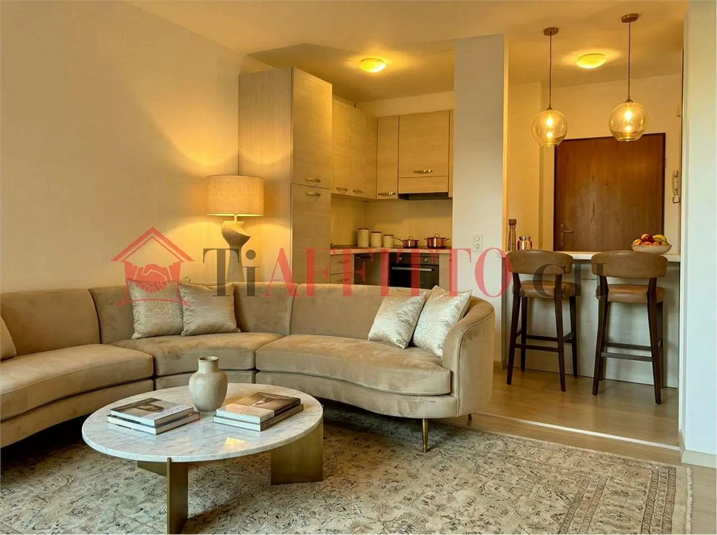 HÜBSCHE 2.5-ZIMMER-WOHNUNG IN AGNO - Foto 2 von 4