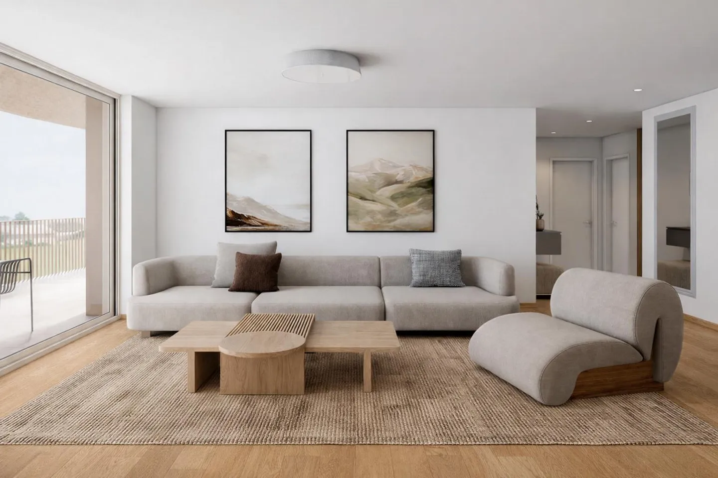 Appartement neuf de 3,5 pièces dans le projet 'Am Rütenenweg' à Feuerthalen - Photo 2 sur 8