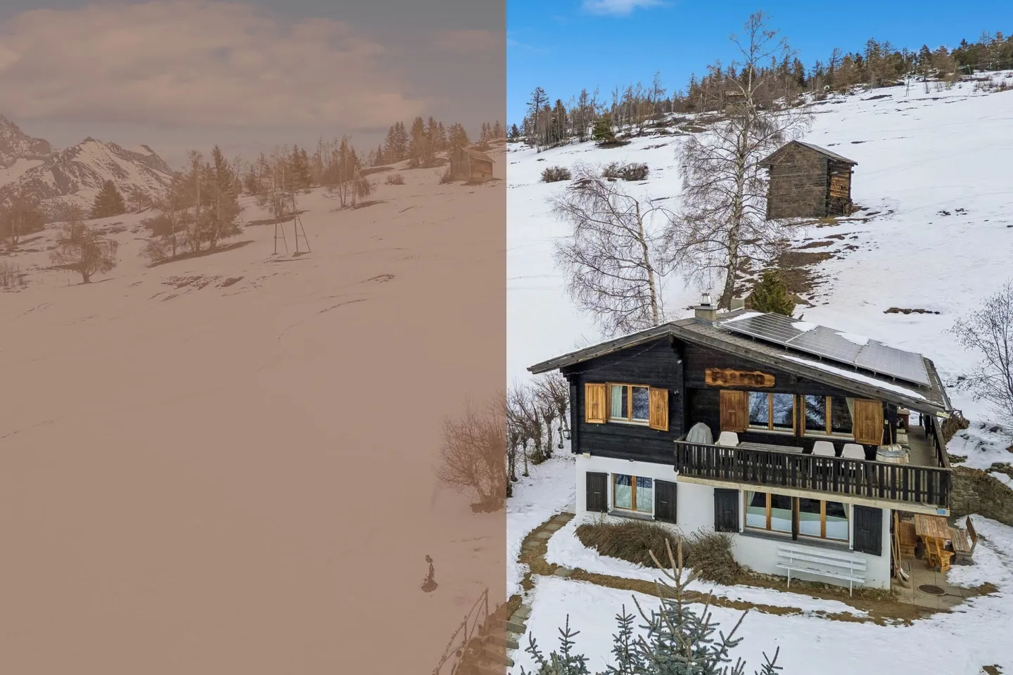 Chalet valaisan avec deux unités résidentielles - Photo 1 sur 13
