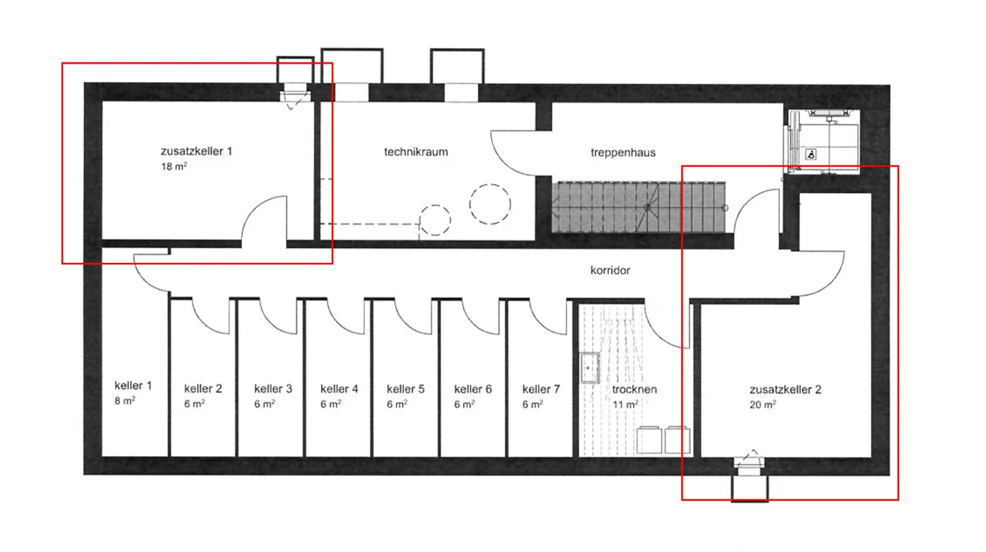 Geräumige Räume in ruhiger Lage - Foto 6 von 6