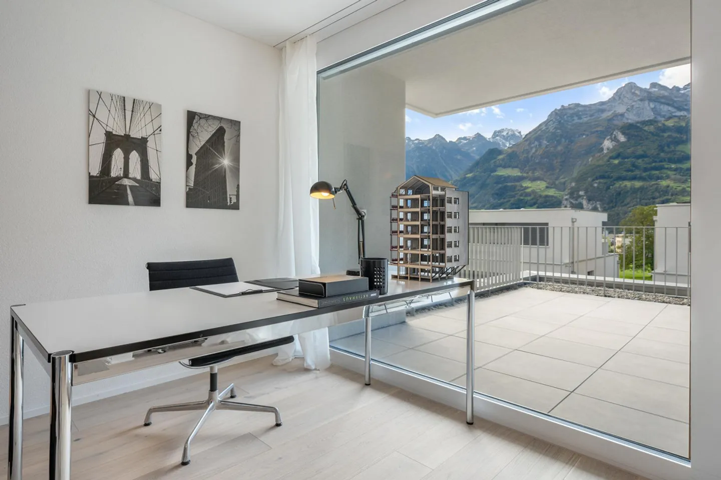 Nouvelle construction - Maison individuelle avec panorama sur les montagnes à Schattdorf - Photo 9 sur 12